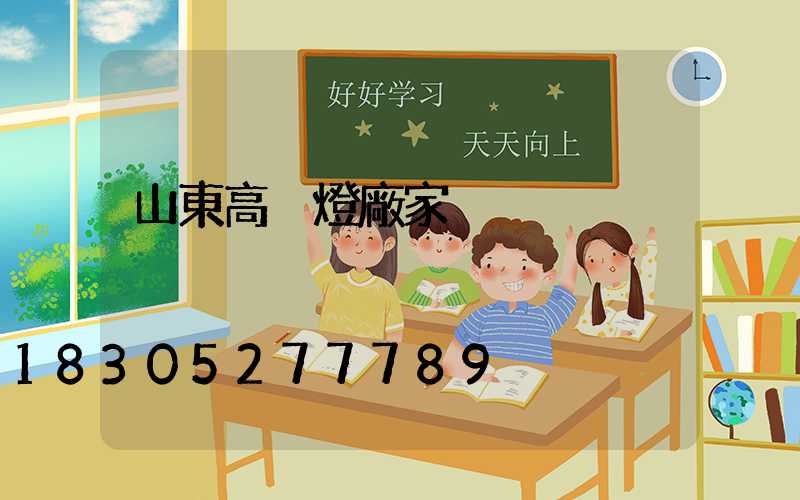 山東高桿燈廠家