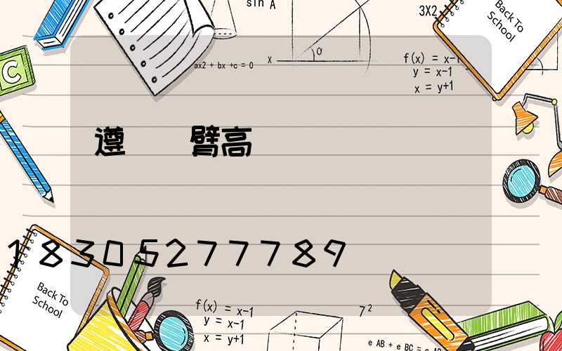 遵義單臂高桿燈